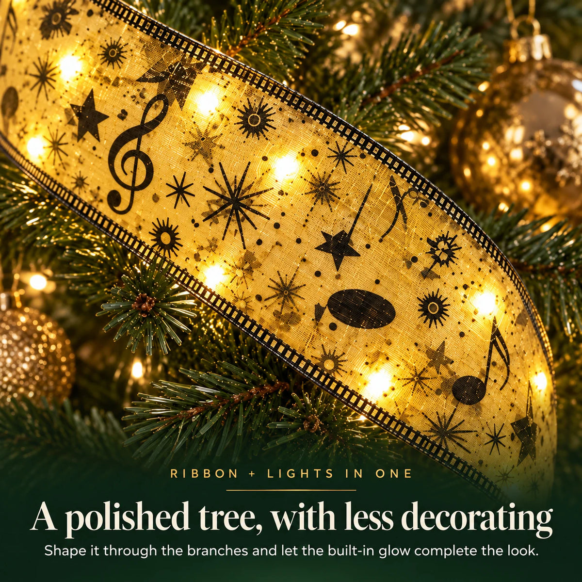 LED Christmas Tree Ribbon Lights – Avelur & Co
