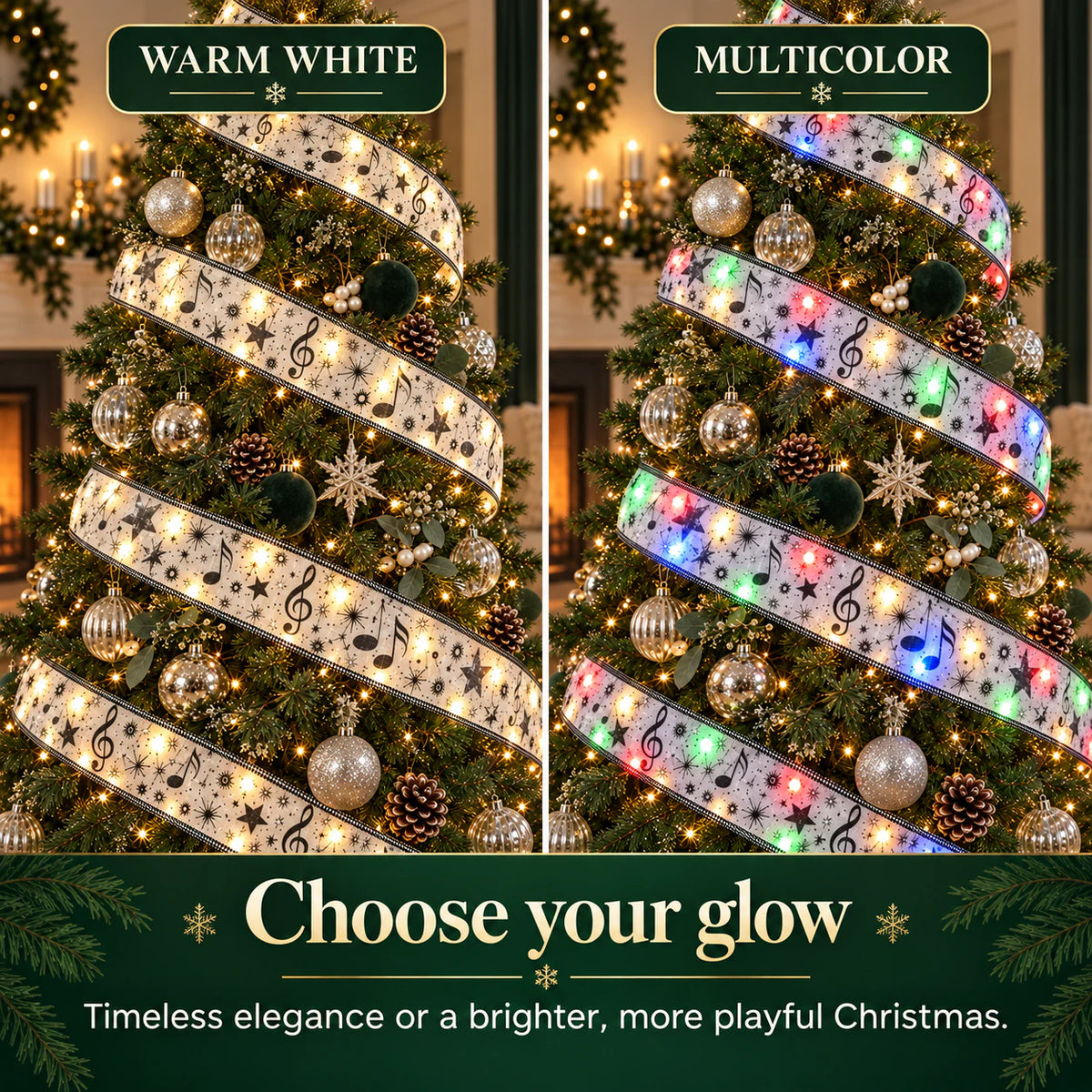 LED Christmas Tree Ribbon Lights – Avelur & Co